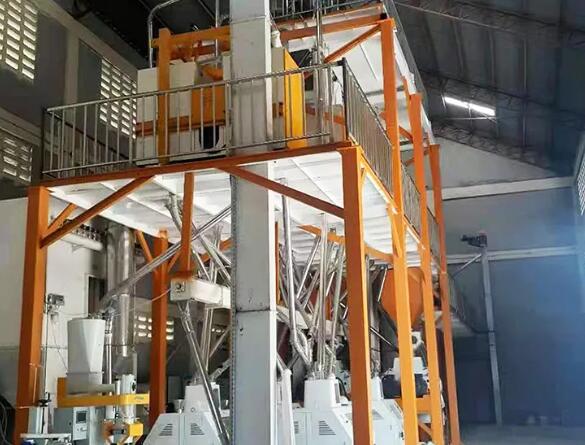 Planta de Molino de Harina de Maíz con Estructura de Acero