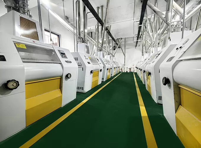 Planta inteligente de procesamiento de harina de trigo